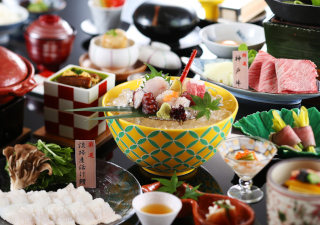 【至宝会席】神戸牛と瀬戸の至宝を食す会席